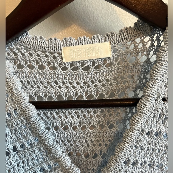 The Source Unknown, blue crochet vest - Picture 3 of 4